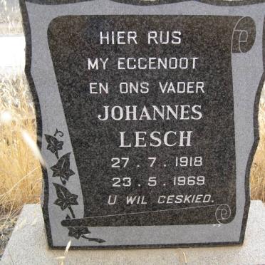 LESCH Johannes 1918-1969