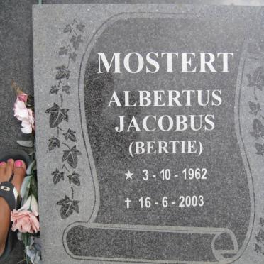 MOSTERT Albertus Jacobus 1962-2003