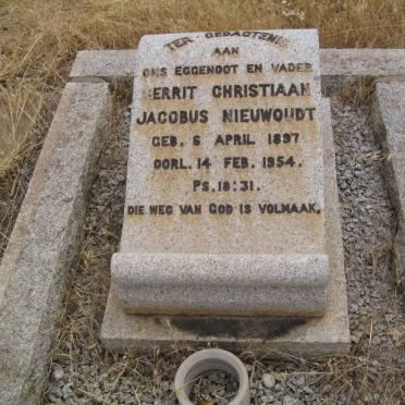 NIEUWOUDT Gerrit Christiaan Jacobus 1897-1954