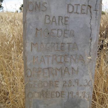 OPPERMAN Magrieta Katriena 1930-1999