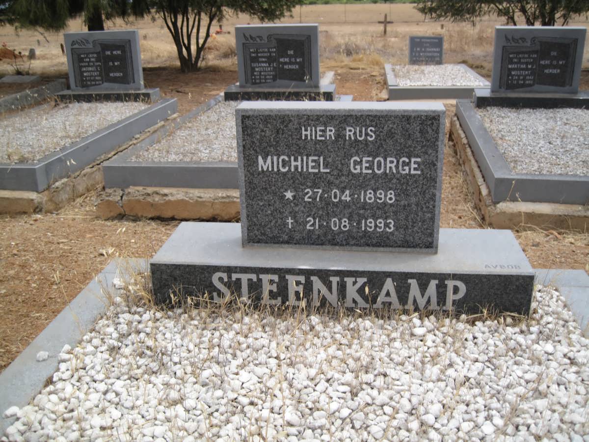 STEENKAMP Michiel George 1898-1993