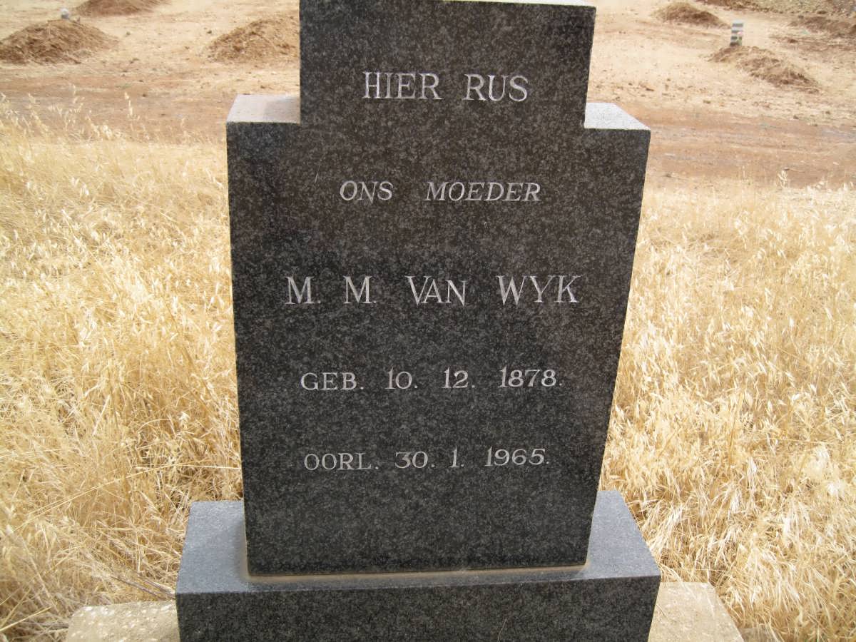 WYK M.M., van 1878-1965