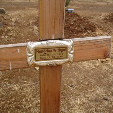 WITBOOI Hendrina 1938-2009