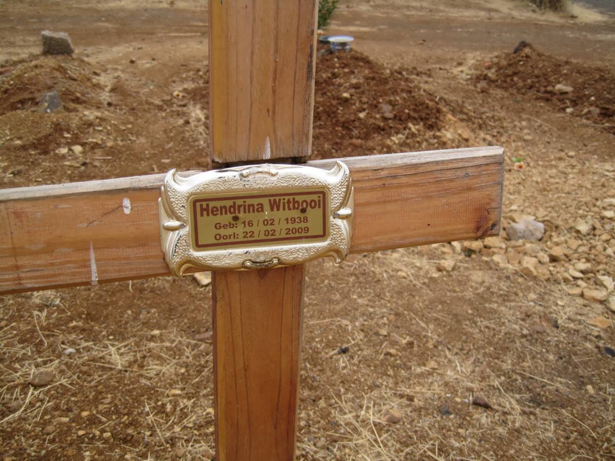 WITBOOI Hendrina 1938-2009