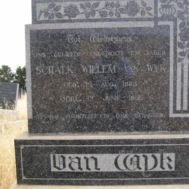 WYK Schalk Willem, van 1883-1951