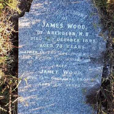 WOOD James -1893 &amp; Janet -1901