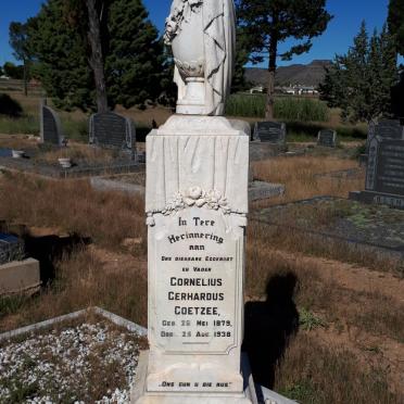 COETZEE Cornelius Gerhardus 1879-1938