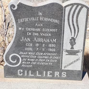CILLIERS Jan Abraham 1890-1966