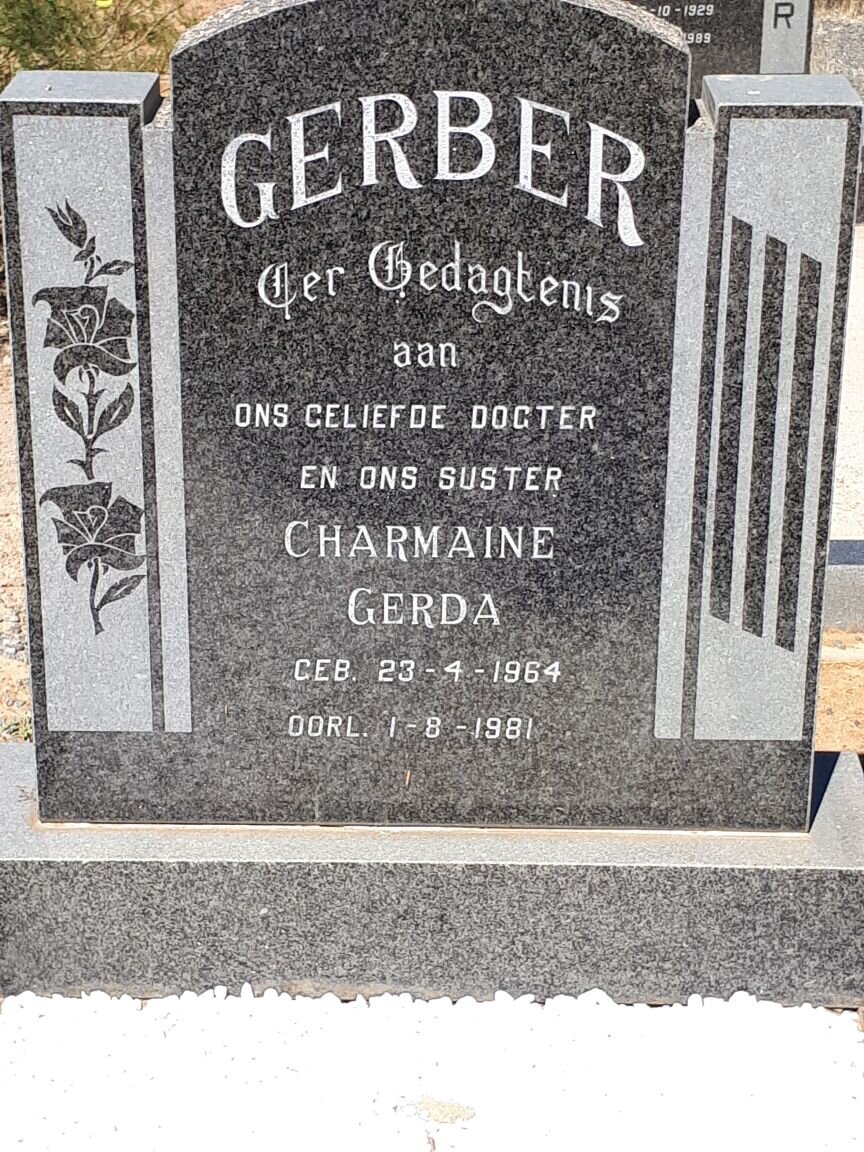GERBER Charmaine Gerda 1964-1981