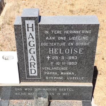 HAGGARD Heloise 1963-1963