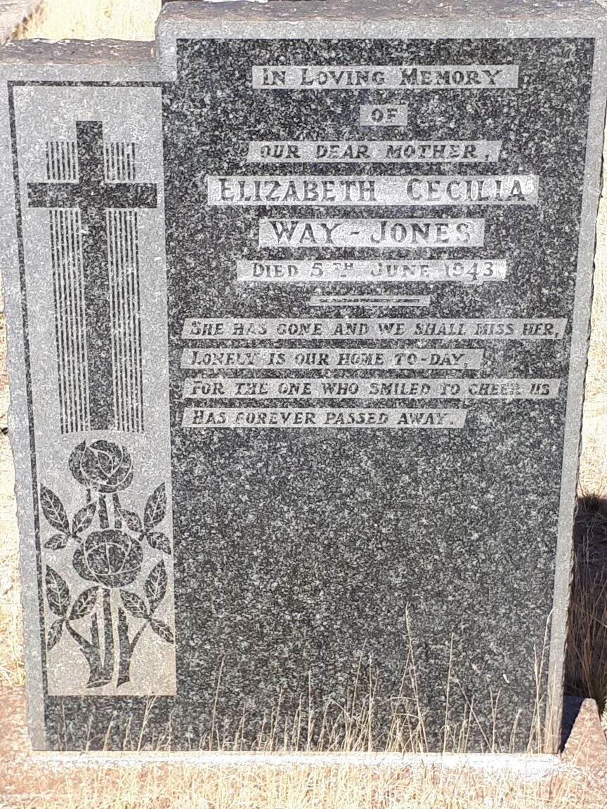 JONES Elizabeth Cecilia, WAY -1943