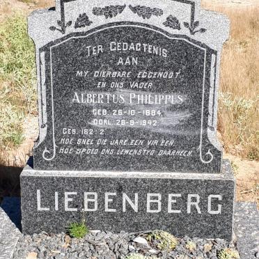 LIEBENBERG Albertus Philippus 1884-1942