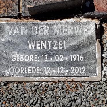 MERWE Wentzel, van der 1916-2012