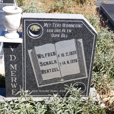 MERWE Wilfred Schalk Wentzel, van der 1939-1996