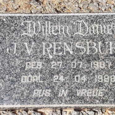 RENSBURG Willem Daniel, J. v. 1907-1988