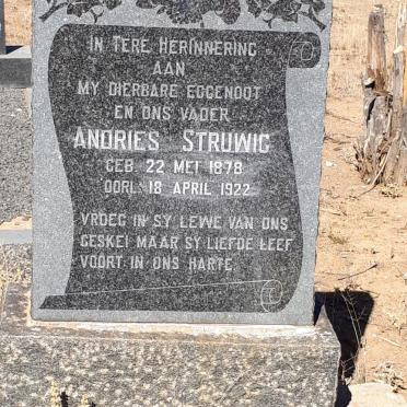 STRUWIG Andries 1878-1922