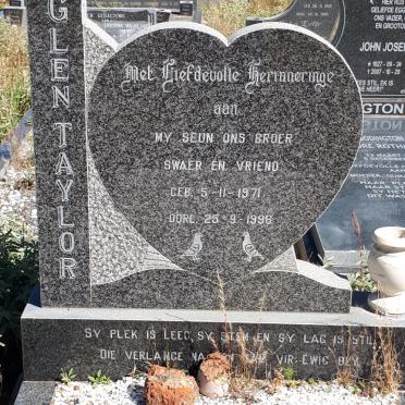 TAYLOR Glen 1971-1996