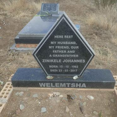 WELEMTSHA Zinikele Johannes 1962-2017