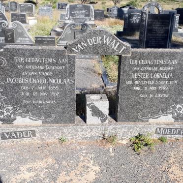 WALT Jacobus Charel Nicolaas, van der 1888-1962 &amp; Hester Cornelia BEYLEVELD 1891-1969