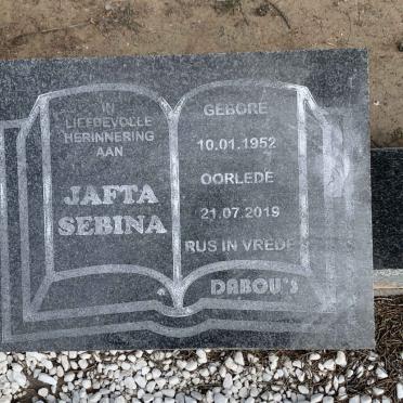 ? Jafta Sebina 1952-2019