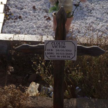 CLOETE Victor 1951-2005