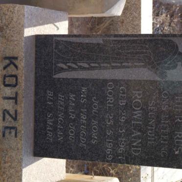 KOTZE Rowland 1967-1969