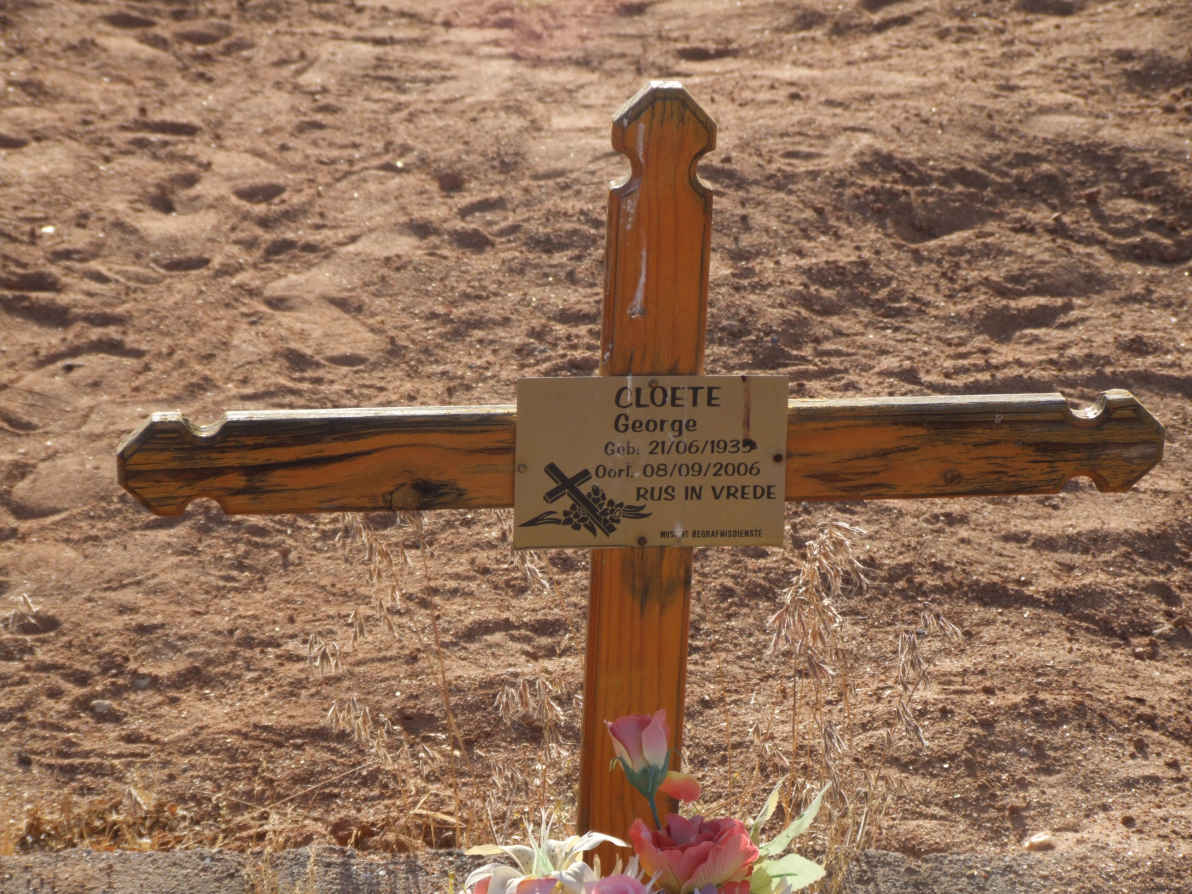 CLOETE George 1935-2006