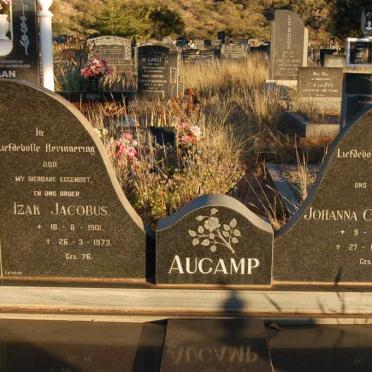 AUCAMP Izak Jacobus 1901-1973 &amp; Johanna Catharina 1906-1989