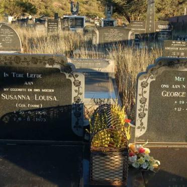 DAVIDS George Philippus 1923-1987 &amp; Susanna Louisa FOURIE 1939-1973