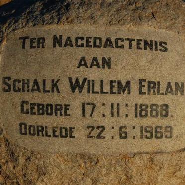ERLANK Schalk Willem 1888-1969