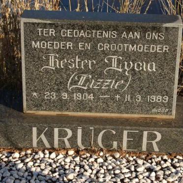 KRUGER Hester Lycia 1904-1989