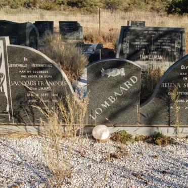 LOMBAARD Jacobus Francois 1891-1970 &amp; Helena Susanna E. STEYN 1895-1971