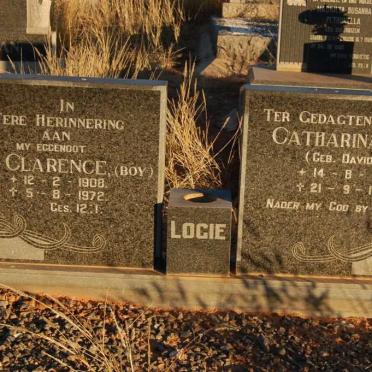 LOGIE Clarence 1908-1972 &amp; Catharina J.M. DAVIDS 1921-1977