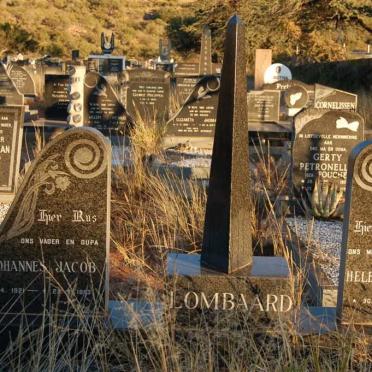 LOMBAARD Johannes Jacob 1921-1983 &amp; Helena Albertha 1925-1983