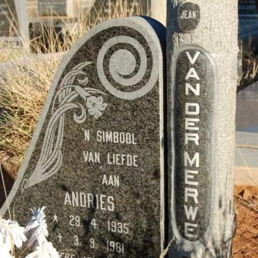 MEWE Andries, van der 1935-1981