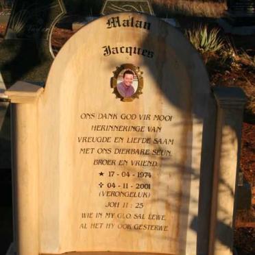 MALAN Jacques 1974-2001