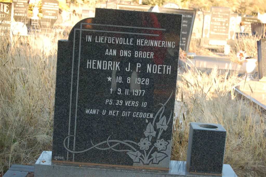 NOETH Hendrik J.P. 1928-1977