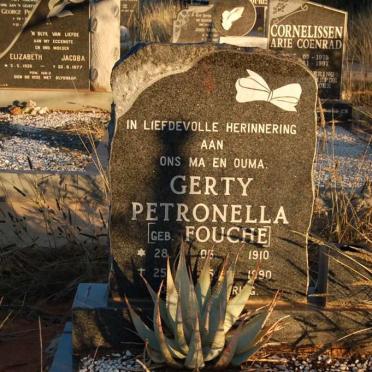 ? Gerty Petronella nee FOUCHE 1910-1990