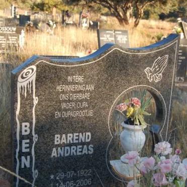?BERG Barend Andreas 1922-2006 &amp; Magdalena Maria Magrietha 1927-2001