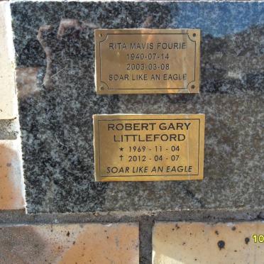 FOURIE Rita Mavis 1940-2003 :: LITTLEFORD Robert Gary 1969-2012 