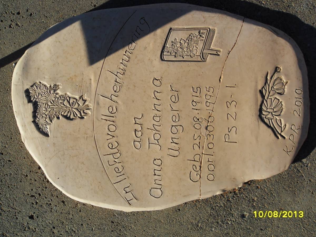 UNGERER Anna Johanna 1915-1995