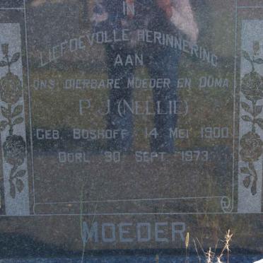 BREDENKAMP J.S. 1899-1960 - P.J. BOSHOFF 1900-1973