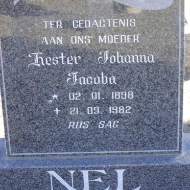 NEL Hester Johanna Jacoba 1898-1982