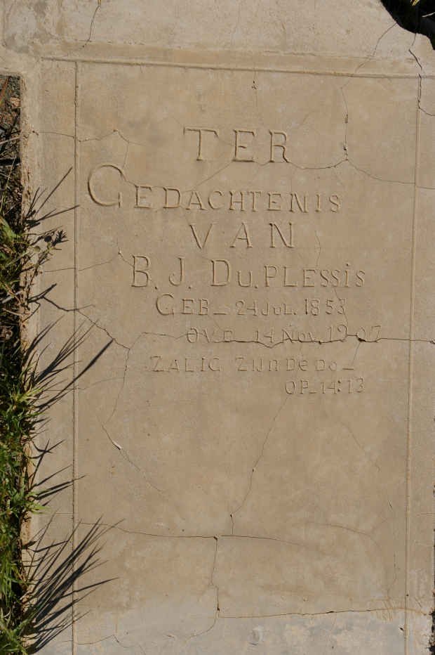 PLESSIS B.J., du 1853-1907