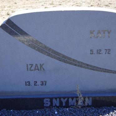SNYMAN Izak -1937 &amp; Katy -1972