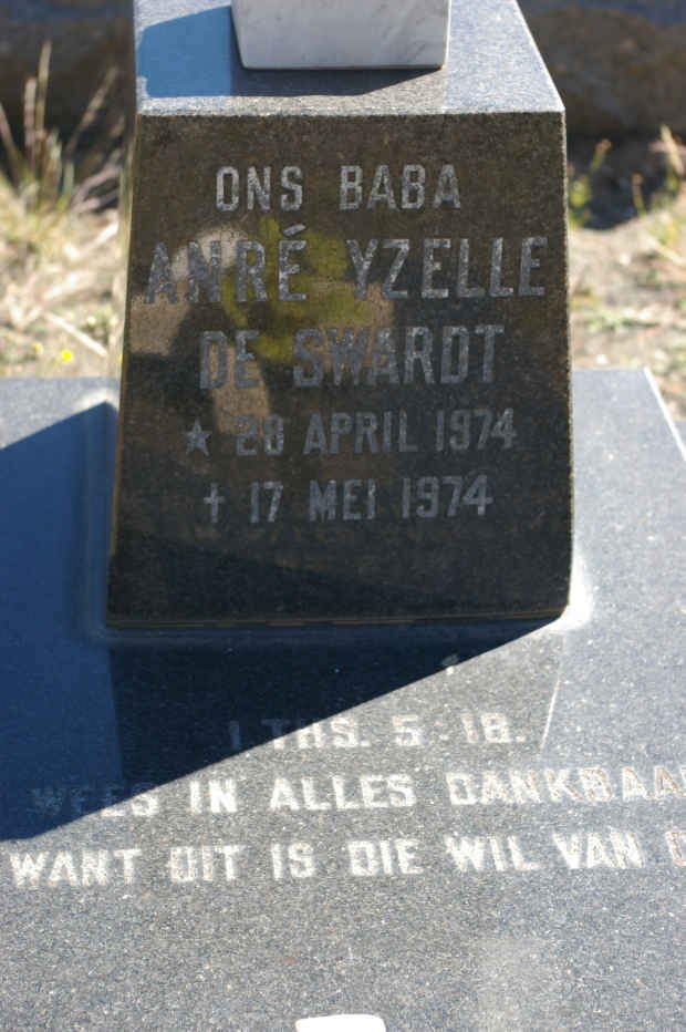 SWARDT Anre Yzelle, de 1974-1974