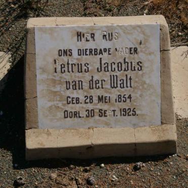 WALT Petrus Jacobus, van der 1854-1925