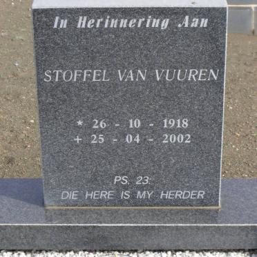 VUUREN Stoffel, van 1918-2002