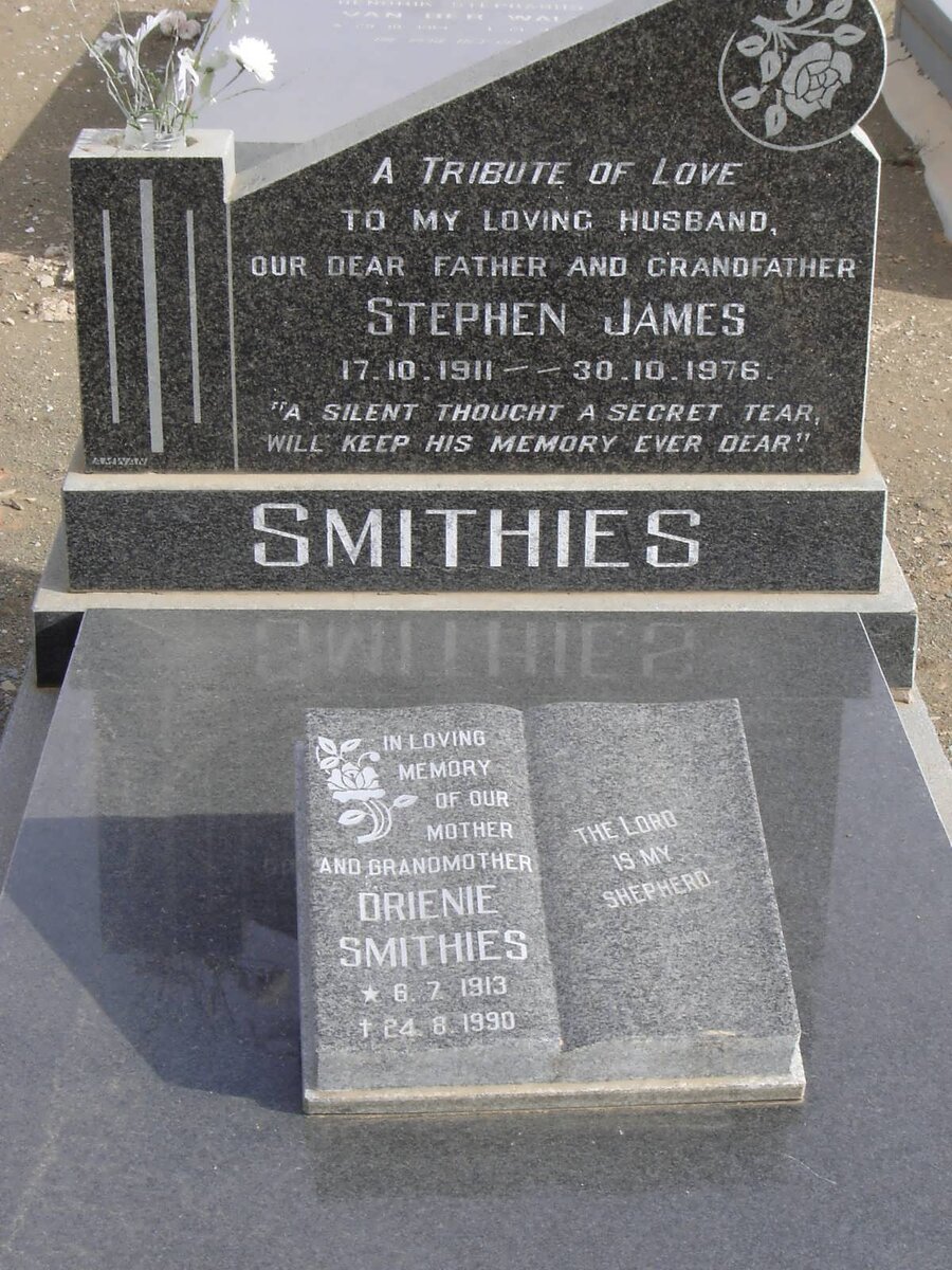 SMITHIES Stephen James 1911-1976 &amp; Drienie 1913-1990