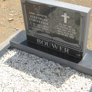 BOUWER Jeremias Cornelius 1947-2005